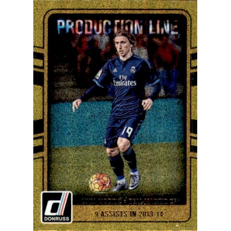 2016-17 PANINI DONRUSS Soccer LUKA MODRIC GOLD | Croatia | Real Madrid