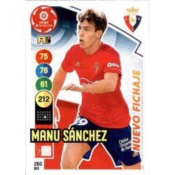 Manu Sánchez Fichas Bis Osasuna 260 Bis