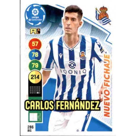 Carlos Fernández Fichas Bis Real Sociedad 286 Bis