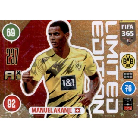 Manuel Akanji Borussia Dortmund Limited Edition