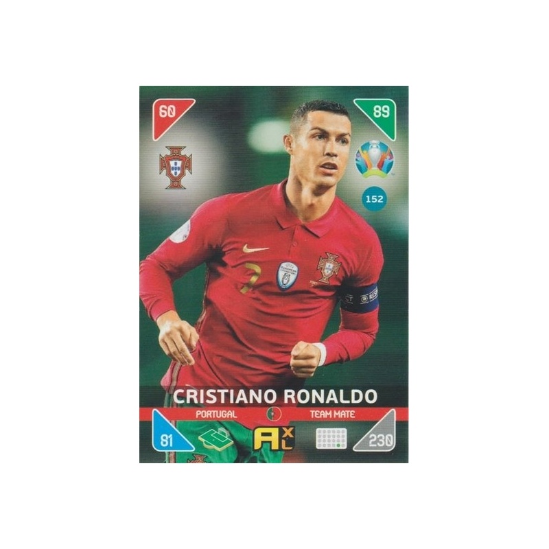 Panini Adrenalyn Xl Uefa Euro 2020 Cristiano Ronaldo capitán Tarjeta-Portugal