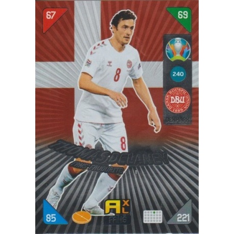 Panini Adrenalyn XL Euro 2020 Thomas Delaney-Limited Edition