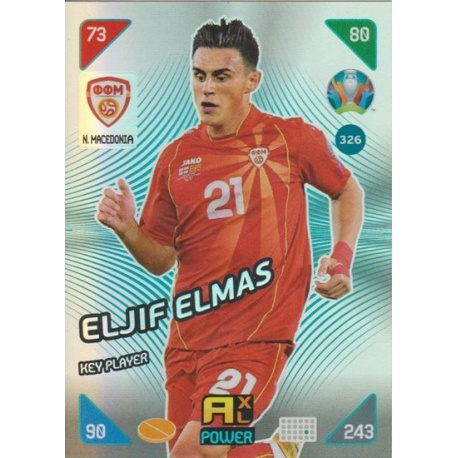 Eljif Elmas Panini EM EURO 2020 Tournament 2021 Sticker 301 