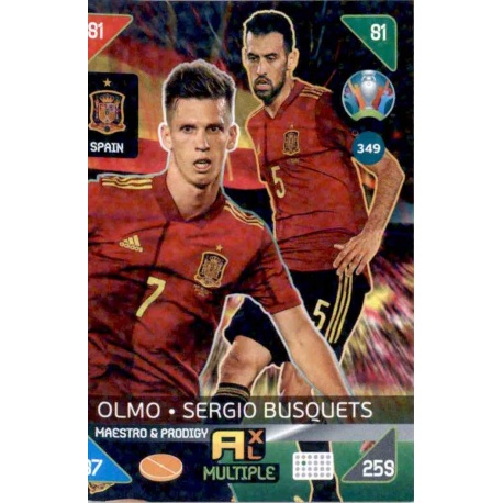 Dani Olmo / Sergio Busquets Maestro Prodigy España 349