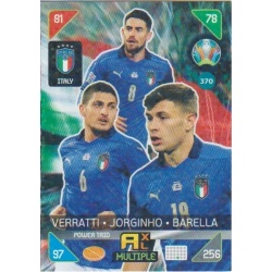 Verratti / Jorginho / Barella Power Trio Italy 370