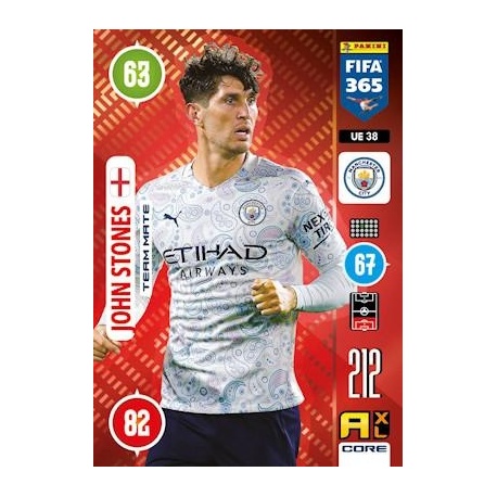 John Stones Team Mate Manchester City UE38