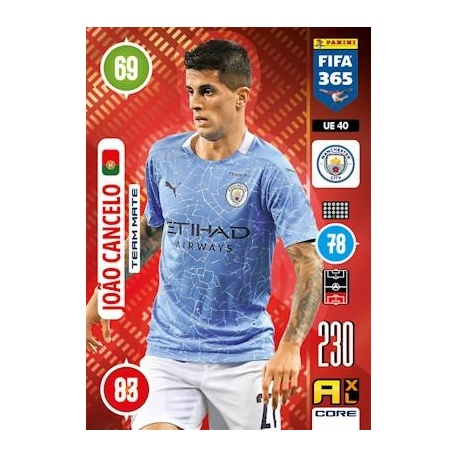 João Cancelo Team Mate Manchester City UE40