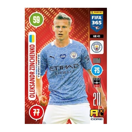 Oleksandr Zinchenko Team Mate Manchester City UE41