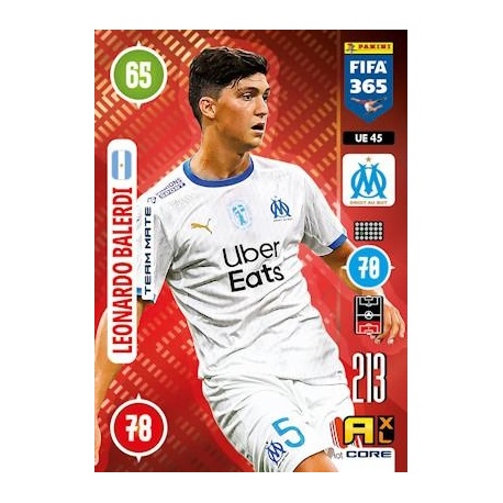 Leonardo Balerdi Team Mate Olympique Marseille UE45