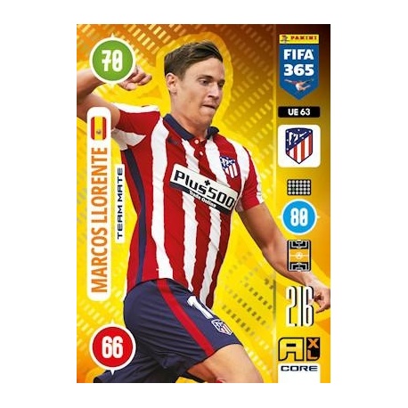 Marcos Llorente Team Mate Atletico Madrid UE63