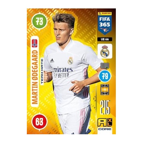 Martin Odegaard Team Mate Real Madrid UE66