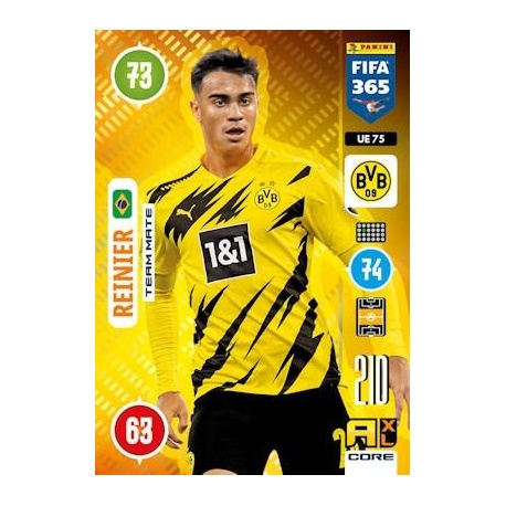 Pathetic Partina City Well educated Soccer Trading Card Reinier Jesus Borussia Dortmund Adrenalyn XL Fifa 365  Update 2021