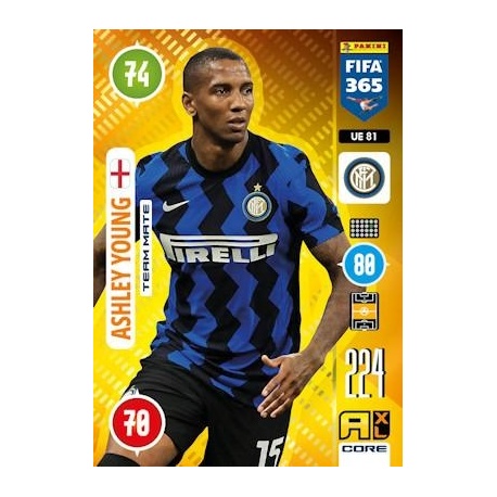 Ashley Young Team Mate Inter Milan UE81