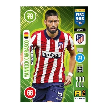 Yannick Carrasco Team Mate Atletico Madrid UE91