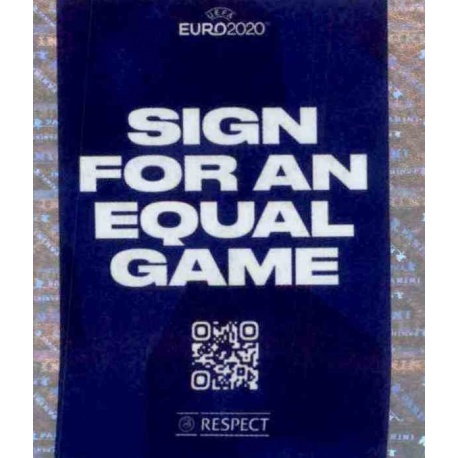 Sign for an Equal Game - Respect 5