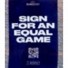 Offer Sticker Sign for an Equal Game - Respect Intro Panini Euro 2020 Stickers