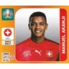 Offer Sticker Manuel Akanji Switzerland Panini Euro 2020 Tournament Edition