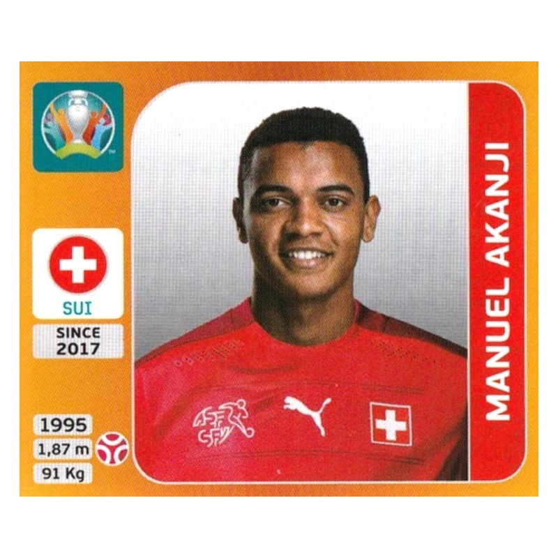 Manuel Akanji Sticker 67 TOPPS Bundesliga 2019/2020 