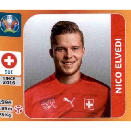 Schweiz Sticker 393 Nico Elvedi Road to EM 2020 