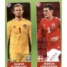 Offer Sticker Schmeichel - Christensen Denmark Panini Euro 2020 Tournament Edition
