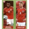 Offer Sticker Jørgensen - Kjær Denmark Panini Uefa Euro 2020 Tournament Edition