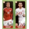 Offer Sticker Eriksen - Højbjerg Denmark Panini Uefa Euro 2020 Tournament Edition