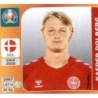 Soccer Sticker Kasper Dolberg Denmark Panini Euro 2020 Tournament Edition