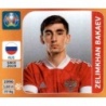Soccer Sticker Zelimkhan Bakaev Russia Panini Euro 2020 Tournament Edition