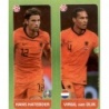 Soccer Sticker Hateboer - van Dijk Netherlands Panini Euro 2020 Stickers