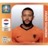 Sticker of Memphis Depay Netherlands Panini Uefa Euro 2020 Tournament Edition