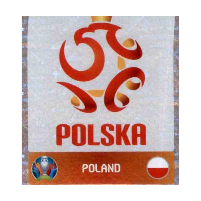 Polen Logo Panini EM EURO 2020 Tournament 2021 Sticker 459 