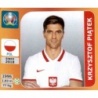 Soccer Sticker Krzysztof Piątek Poland Panini Euro 2020 Stickers