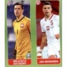 Soccer Sticker Szczęsny - Bednarek Poland Panini Euro 2020 Tournament Edition