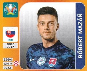 Slowakei Robert Mazan Panini EM EURO 2020 Tournament 2021 Sticker 496 