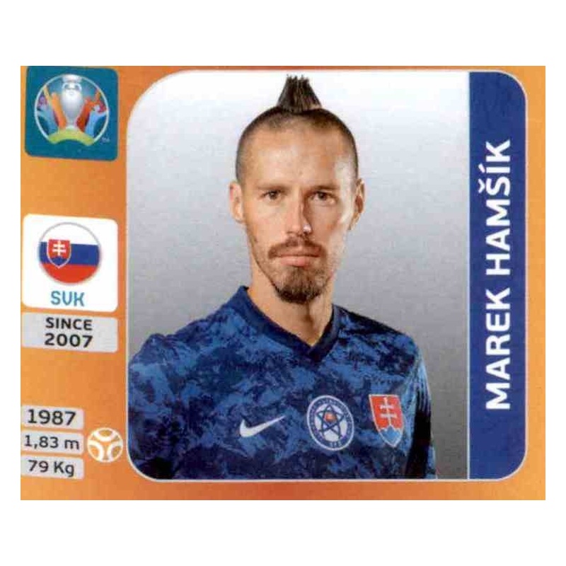 207 Marek Hamsik Slovenska Republika NEU Panini Sticker Fußball EM Euro 2016 Nr 