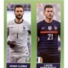 Sticker of Lloris - Hernández France Panini Euro 2020 Tournament Edition
