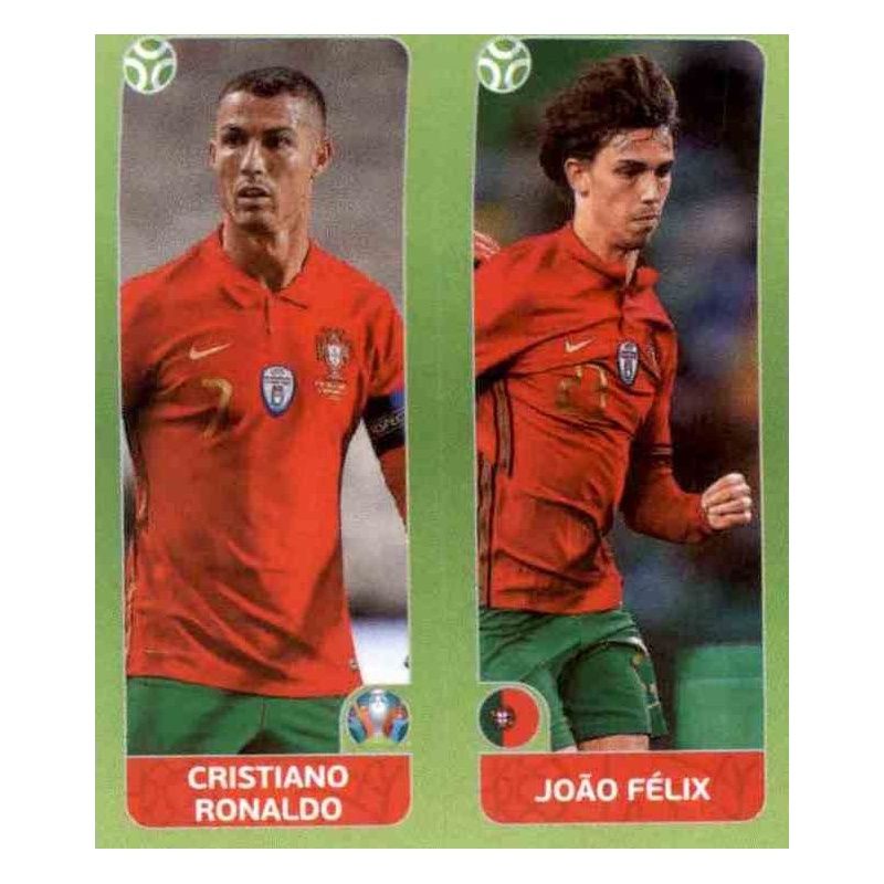 Panini EM 2020 Preview Joao Felix POR26 Portugal UEFA Euro 2021 Rookie Sticker 