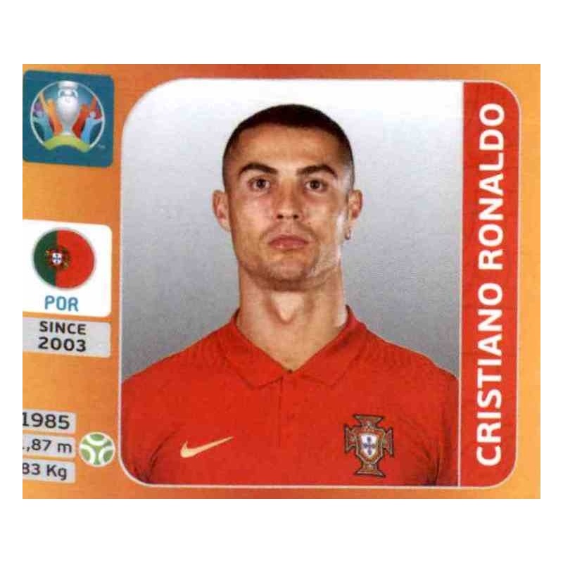 120 Cristiano Ronaldo CR7 Portugal No Panini UEFA Em 2008 Sticker 