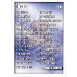Índice Real Sociedad 183