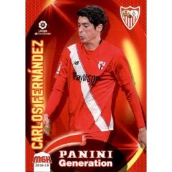 Carlos Fernández Panini Generation Sevilla 456 Megacracks 2018-19