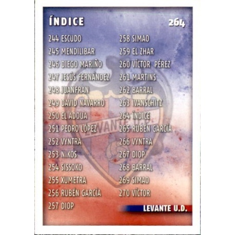 Índice Levante 264