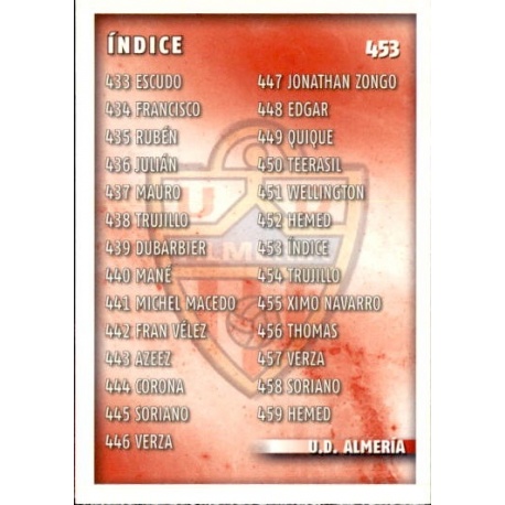 Índice Almeria 453
