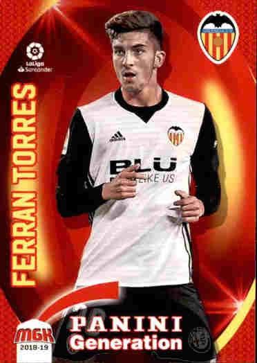 Comprar cromos Panini Generation Ferrán Torres Valencia - Main Image