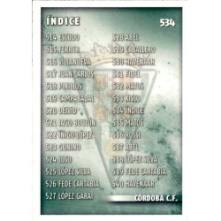 Índice Córdoba 534