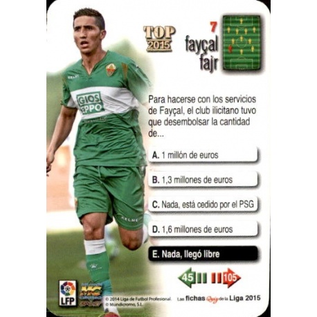 Fayçal Fajr Top Diagonal Puntas Redondas Elche 603