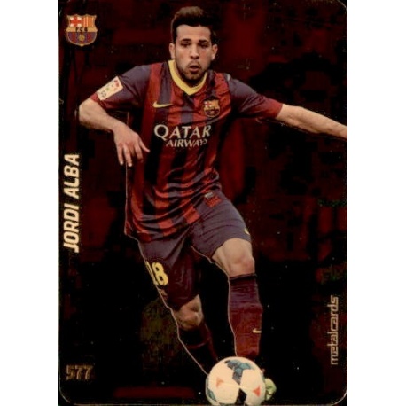 Jordi Alba Top Dorado Puntas Redondas Barcelona 577