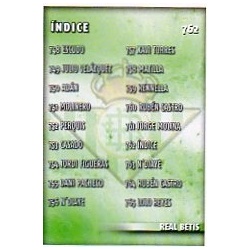 Índice Betis 762