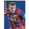 Soccer Trading Cards Sandro Superstar Barcelona B Platinum Las Fichas Quiz Liga 2015