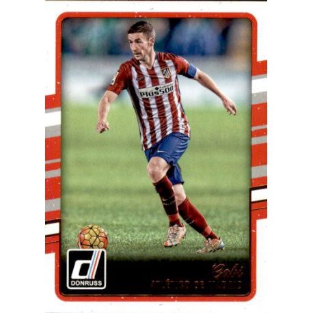 Gabi Atletico Madrid 18 Donruss Soccer 2016-17