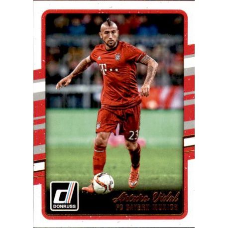 Arturo Vidal Bayern Munich 34 Donruss Soccer 2016-17